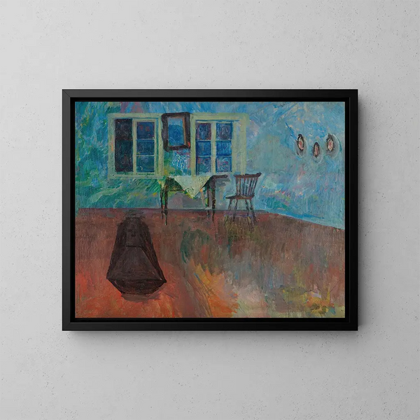 The place of death - Ludvig Karsten — framed artwork on a wall