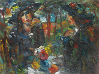 Ludvig Karsten - Zwei Frauen am Tisch.webp