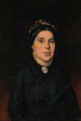 Portret van de echtgenote van Ignaz Deutsch - Ludwig Deutsch — weergave van het kunstwerk