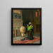 De ochtendgebed - Ludwig Deutsch — ingelijst kunstwerk aan de muur