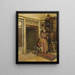 De geleerde - Ludwig Deutsch — ingelijst kunstwerk aan de muur