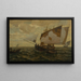 Trabaccolo - Ludwig Dill — framed artwork on a wall