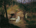 L'ermite mort - Ludwig Ferdinand Schnorr von Carolsfeld — weergave van het kunstwerk