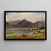 Plansee - Ludwig Halauska — ingelijst kunstwerk aan de muur