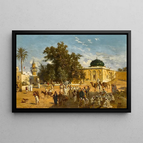 Dar el Ber Tunis - Ludwig Hans Fischer — framed artwork on a wall