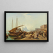La Riva degli Schiavoni in Venetië - Ludwig Hans Fischer — ingelijst kunstwerk aan de muur