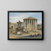 Het tempel van Vesta in Rome - Ludwig Johann Passini — ingelijst kunstwerk aan de muur