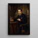 Le banquier Itzinger - Ludwig Knaus — ingelijst kunstwerk aan de muur