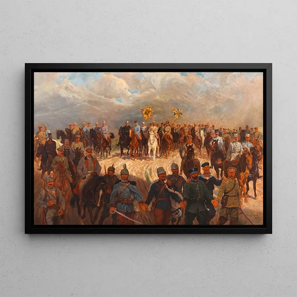 The Great Time - Ludwig Koch — framed artwork on a wall