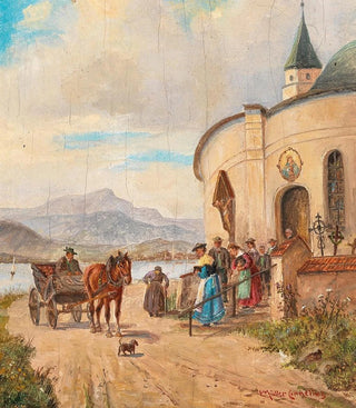 Ludwig MllerCornelius - Nach dem Kirchgang.webp