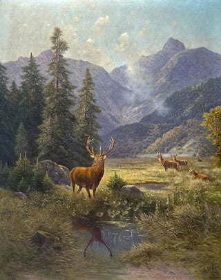 Ludwig Sckell - Hochwild in der hinteren Spielmannsau bei Oberstdorf.webp