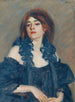 Portret van een dame - Ludwig Wieden — weergave van het kunstwerk