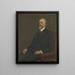 van Zijn Excellentie Moritz Graaf Vetter van de Lelie 1901-1907 Voorzitter van de Kamer van Volksvertegenwoordigers - Ludwig Wieden — ingelijst kunstwerk aan de muur