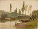 Boslandschap met water - Ludwig Willroider — weergave van het kunstwerk
