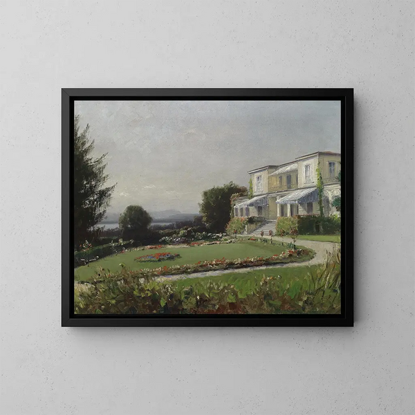 Summer Day Painting - Ludwig Willroider — framed artwork on a wall