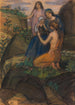 Vrouwen met kind in een arcadisch landschap - Ludwig von Hofmann — weergave van het kunstwerk