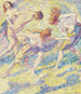 Dansende ronde - Ludwig von Hofmann — weergave van het kunstwerk