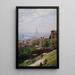 Fragment of the Paris panorama - Ludwik de Laveaux — framed artwork on a wall