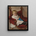 Kinder in een fauteuil - Ludwik Epkowski — ingelijst kunstwerk aan de muur
