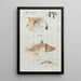 Quatre poissons - Luigi Balugani — ingelijst kunstwerk aan de muur
