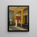 Een pompeïaanse binnenplaats - Luigi Bazzani — ingelijst kunstwerk aan de muur
