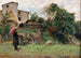 Scene of a Countryside - Luigi Bechi — artwork view