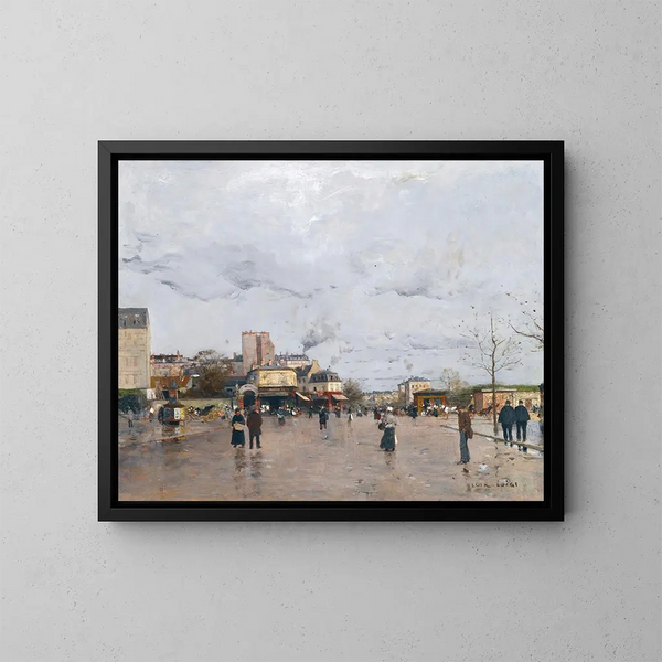 La Porte de Châtillon, Paris - Luigi Loir — framed artwork on a wall