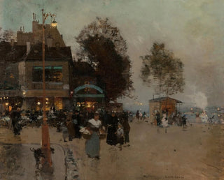Luigi Loir - La guignette en bord de Seine.webp