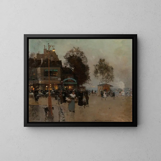 Luigi Loir - La guignette en bord de Seine.webp