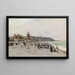 Vue de la Plage et du Casino à Dieppe - Luigi Loir — ingelijst kunstwerk aan de muur