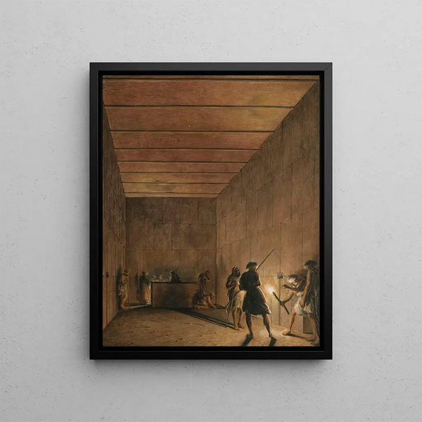 Luigi Mayer - Arab men discovering an ancient tomb.webp