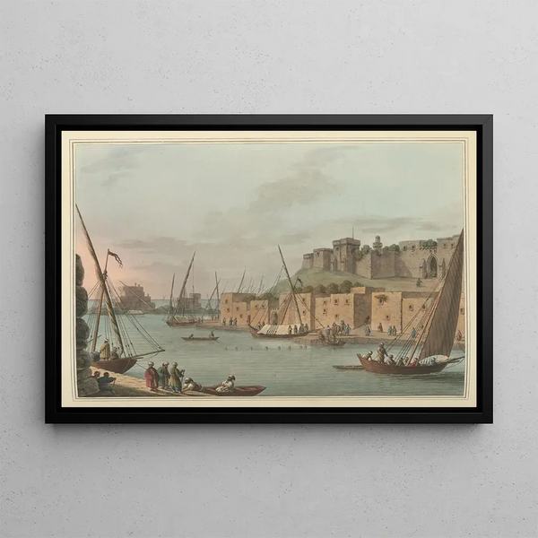 Luigi Mayer - Castle in the Island of Tortosa.webp