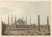 Sultan Ahmed Moskee - Luigi Mayer — weergave van het kunstwerk