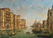 Venice, view of the Grand Canal from the Palazzo Cavalli-Franchetti with Santa Maria della Salute in the distance - Luigi Querena — artwork view