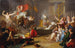 L'expulsie van Heliodorus uit de tempel - Luigi Sabatelli — weergave van het kunstwerk