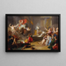 L'expulsie van Heliodorus uit de tempel - Luigi Sabatelli — ingelijst kunstwerk aan de muur