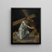 De Christus die het kruis draagt - Luis de Morales — ingelijst kunstwerk aan de muur