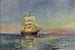 Scheepvaart op zee - Luis Graner i Arrufí — weergave van het kunstwerk