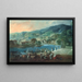 Vue van El Arenal in Bilbao - Luis Paret y Alcázar — ingelijst kunstwerk aan de muur