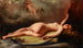 Langwerpig schilderij - Luis Ricardo Falero — weergave van het kunstwerk