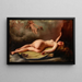 Langwerpig schilderij - Luis Ricardo Falero — ingelijst kunstwerk aan de muur