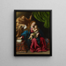 Heilige Familie - Luis Tristán — ingelijst kunstwerk aan de muur