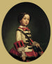 Cristina de Roncali et Gaviria la Petite Marquise de Roncali - Luis de Madrazo y Kuntz — weergave van het kunstwerk