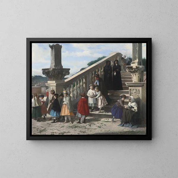Sunday Outing - Luis Álvarez Catalá — framed artwork on a wall
