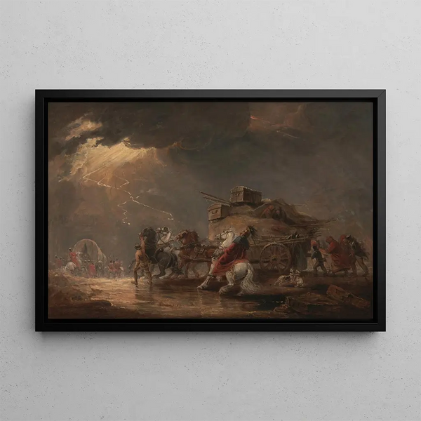 Luke Clennell - Baggage Wagons in a Thunderstorm.webp