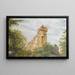 van het kasteel van Liechtenstein in Maria Enzersdorf - M Lechner — ingelijst kunstwerk aan de muur