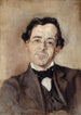Portret van Paul Lautaud 1872-1956 schrijver en chroniqueur - M Th Catti — weergave van het kunstwerk