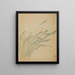Narcissus Painting - Ma Yuanyu — framed artwork on a wall