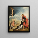De Kruisiging - Maarten van Heemskerck — ingelijst kunstwerk aan de muur