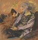 Madame Hessel en Reine Natanson straat van Napels - Édouard Vuillard — weergave van het kunstwerk